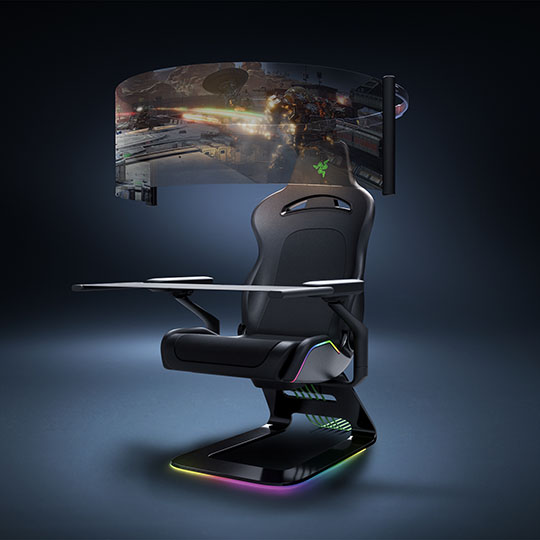 Razer Project Brooklyn concept gaming chair prototype 