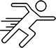 running person logo
